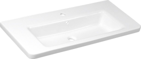 Sapho CITY keramické umyvadlo hranaté 100x45cm, bílá KE100
