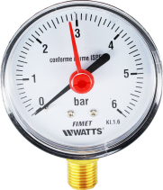 Klum Tlakoměr 63 mm, 0 - 6bar, spodní vývod 1/4" PR3020