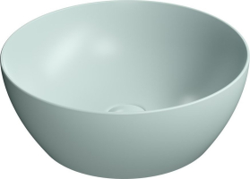 GSI PURA keramické umyvadlo na desku, průměr 42cm, ghiaccio mat 885115
