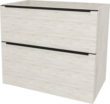 Mereo Mailo, koupelnová skříňka 81 cm, černé madlo, Multidecor, White Loft Pine CN591SBWLP1