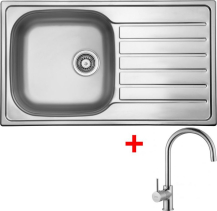 Nerezový dřez Sinks HYPNOS 860 V+VITALIA HYM8606VVICL