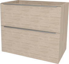 Mereo Mailo, koupelnová skříňka 81 cm, chrom madlo, Multidecor, Light Rock Hickory CN591SLRH1