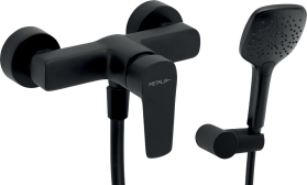Novaservis Sprchová nástěnná baterie METALIA 58 ECO, 150 mm, černá 58061,5