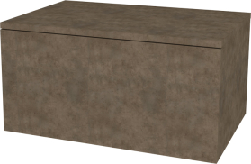 Mereo Ponte, koupelnová skříňka 70 cm, Multidecor, Beton Chicago tm šedý CN291BCS2
