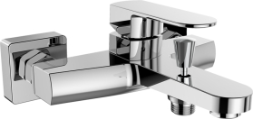 Mereo Vanová nástěnná baterie, Mada, 150 mm, bez příslušenství, chrom CBQ90103M