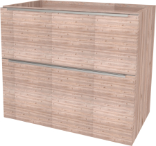 Mereo Mailo, koupelnová skříňka 81 cm, chrom madlo, Multidecor, Dub Nelson CN591SDNLS
