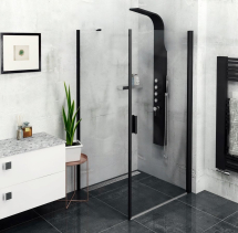 Polysan ZOOM BLACK obdélníkový sprchový kout 900x800mm L/P varianta ZL1290BZL3280B