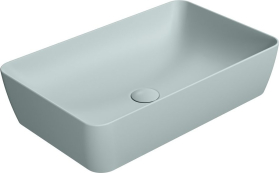 GSI NUBES keramické umyvadlo na desku 60x38cm, ghiaccio mat 903615