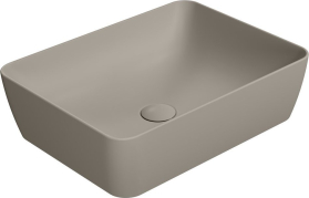 GSI SAND/NUBES keramické umyvadlo na desku 50x38cm, tortora mat 903705