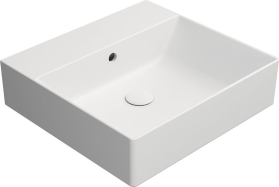 GSI KUBE X keramické umyvadlo 50x47cm, bez otvoru, bílá mat 9430009
