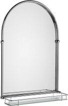 Sapho TIGA zrcadlo s policí 48x67cm, chrom HZ202