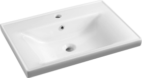 Aqualine SAVA 65 keramické umyvadlo nábytkové 65x46cm, bílá 2065