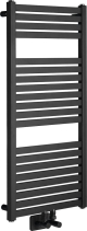 Aqualine TONDI otopné těleso rovné 450x970 mm, středové připojení, černá mat DT456T