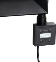 Sapho KTX topná tyč s termostatem, 300 W, černá mat KTX-B-300