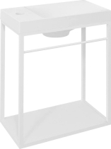Sapho CREST konzole s policí, 39, 5x45x21, 7cm, bílá mat AR502