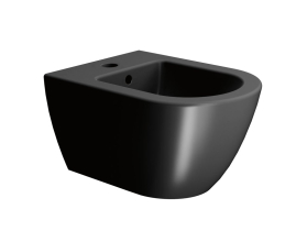 GSI PURA bidet závěsný 36x50cm, černá mat 8864126