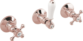 Sapho ANTEA podomítková sprchová baterie, 2 výstupy, růžové zlato SET305-107