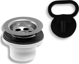 Novaservis Dřezový uzávěr 6/4" plast 449,P