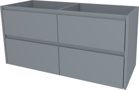 Mereo Opto, koupelnová skříňka 121 cm, Multidecor, Monumentální šedá CN993SMSO1