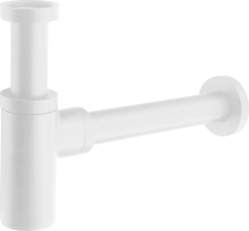 Sapho Umyvadlový sifon 5/4", odpad 32 mm, kulatý, bílá mat SI514