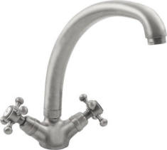 Sapho ANTEA stojánková dřezová baterie, výška 265mm, nikl 3118