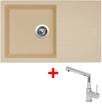 Granitový dřez Sinks LINEA 780 N Sahara+MIX 350P LI78050NMI350P