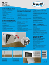Aqualine Magnetická dvířka pod obklady 250x330 PD203