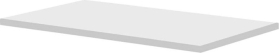 Mereo Koupelnová deska na skříňku 122 cm, bílá vysoký lesk perlička CN727DB