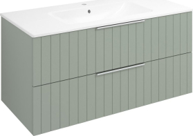 Sapho CIRASA umyvadlová skříňka 99, 8x52x46cm, verde strip CR100-4444S