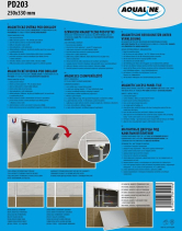 Aqualine Magnetická dvířka pod obklady 250x330 PD203