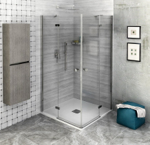 Polysan FORTIS čtvercový sprchový kout 800x800 mm, rohový vstup FL1080LFL1080R