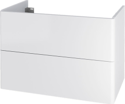 Mereo Siena, koupelnová skříňka 80 cm, bílá lesk CN411S