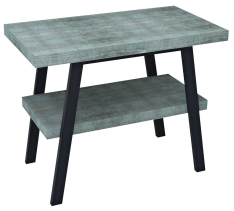 Sapho TWIGA umyvadlový stolek 80x72x50 cm, černá mat/aquamarine VC442-80-6