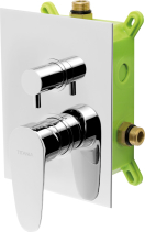Novaservis Podomítková baterie s boxem 2 vývody, SMART BOX98051R,0