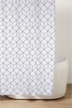 Aqualine Sprchový závěs 180x200cm, polyester, kostky ZV029