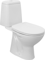 Aqualine RIGA WC kombi, dvojtlačítko 3/6l, spodní odpad, bílá RG801