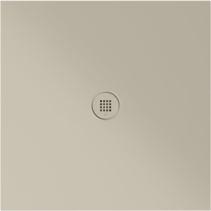 GSI Keramická sprchová vanička, čtverec 90x90x2cm, creta mat 46090908