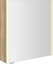 Sapho ALIX galerka s LED osvětlením 66x70x17, 5cm, levá/pravá, dub alabama AX166-0022