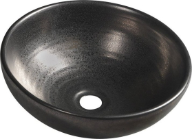 Sapho ATTILA keramické umyvadlo, průměr 43cm, metalická měď DK010