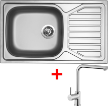 Nerezový dřez Sinks OKIO 860 XXL + ELKA N76