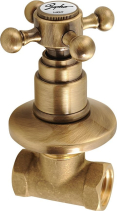 Sapho ANTEA podomítkový ventil, teplá, bronz 3056H