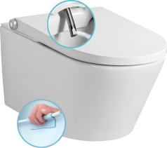Sapho VEEN CLEAN závěsné WC s integrovaným elektronickým bidetem VE421
