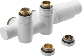 Bruckner WICHER COMBI připojovací sada termostatická pro středové připojení 50mm, bílá 600.331.4