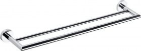 Sapho X-ROUND dvojitý držák ručníků 600mm, chrom XR401