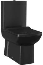 CREAVIT LARA WC kombi, spodní/zadní odpad, černá mat LR360