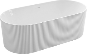 Aqualine TURIA volně stojící vana 170x80cm, bílá E2780