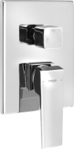 Aqualine RITMO podomítková sprchová baterie, box, 3 výstupy, chrom RT043