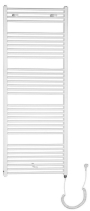 Aqualine DIRECT-E elektrické otopné těleso rovné 600x1680 mm, 800 W, bílá ILE66T