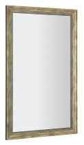 Sapho DEGAS zrcadlo v dřevěném rámu 71, 6x121, 6cm, černá/starobronz NL732