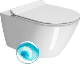 GSI KUBE X závěsná WC mísa, Swirlflush, 36x55cm, bílá ExtraGlaze 941511